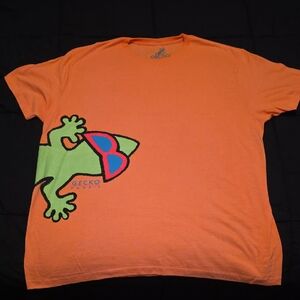 Gecko Hawaii Orange Short Sleeve Tee